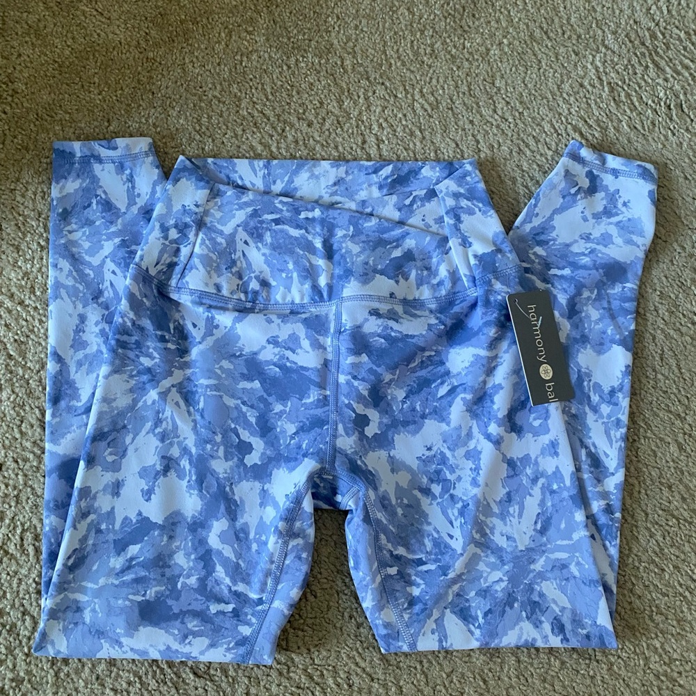 Harmony Balance Blue Patterned Leggings